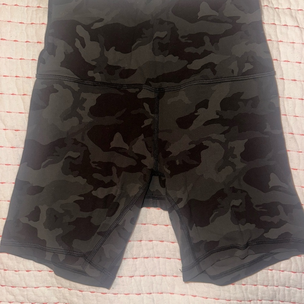 Lululemon Athletica Camo Bike Shorts